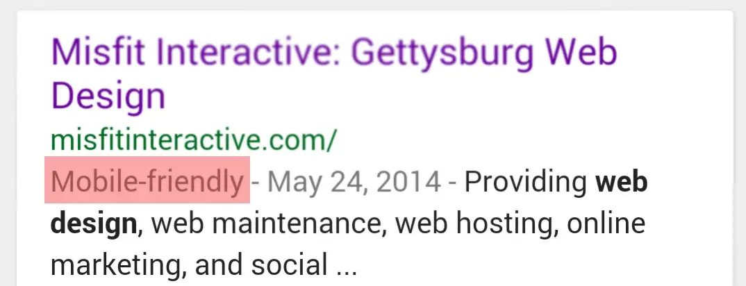 Mobile-Friendly Websites