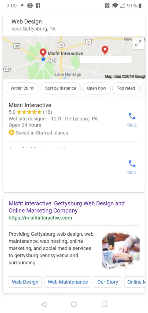 Gettysburg Local SEO